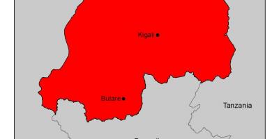 Χάρτης της Ρουάντα ελονοσία